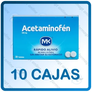 Acetaminofen MK 10 CAJAS