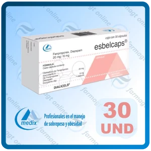 Esbelcaps Labs Medix - Caja de 30 Tabs