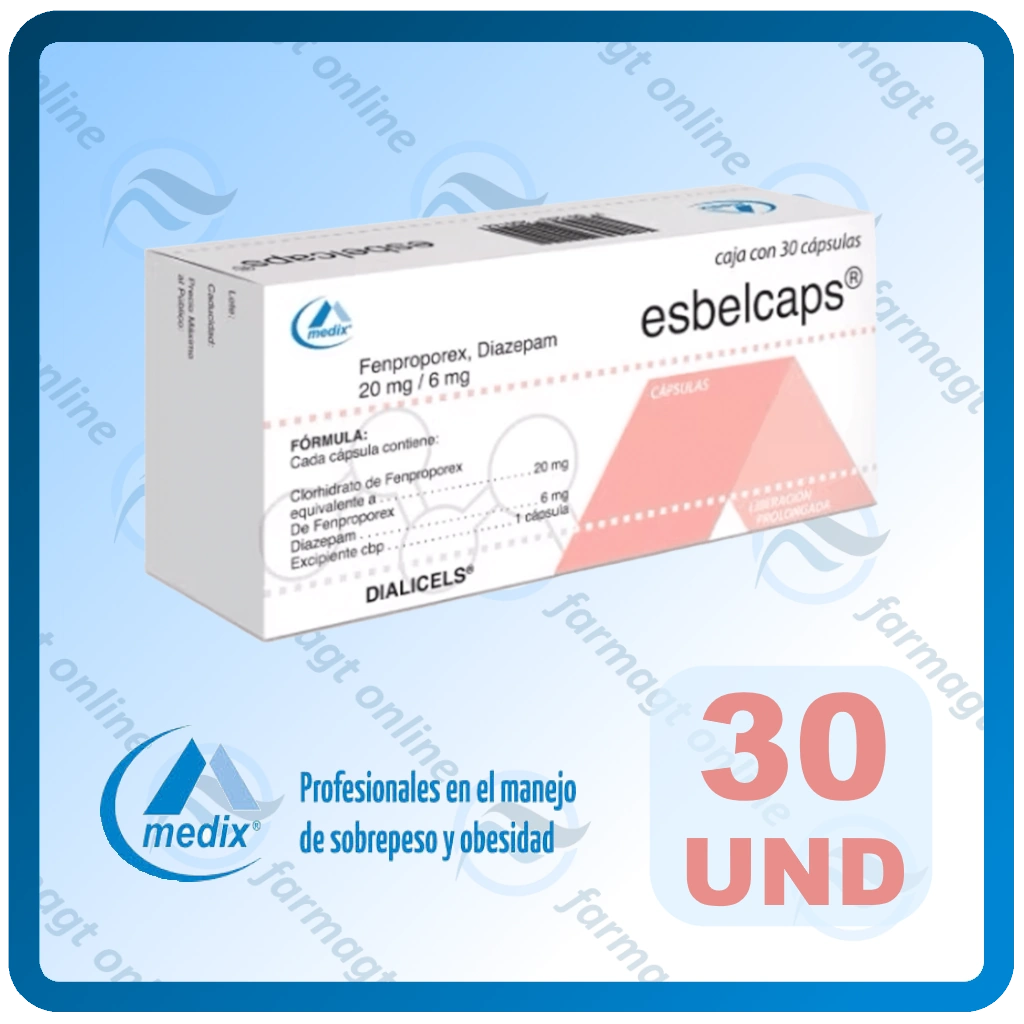 Esbelcaps Labs Medix - Caja de 30 Tabs