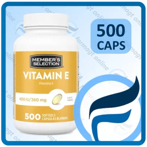 Vitamina E - 500 Gelcaps