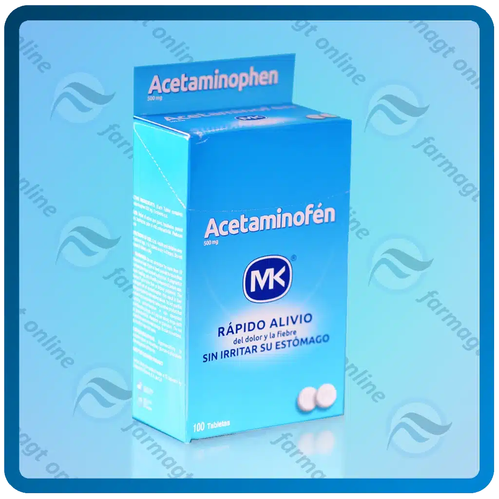 Acetaminofen MK 100 Tabletas